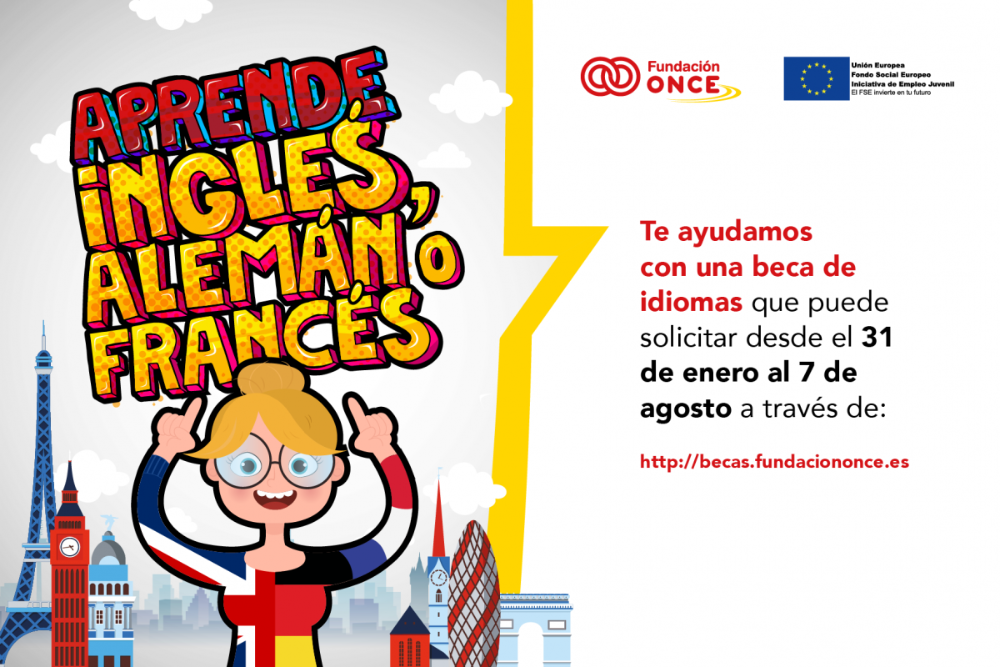 Cartel de la convocatoria de becas