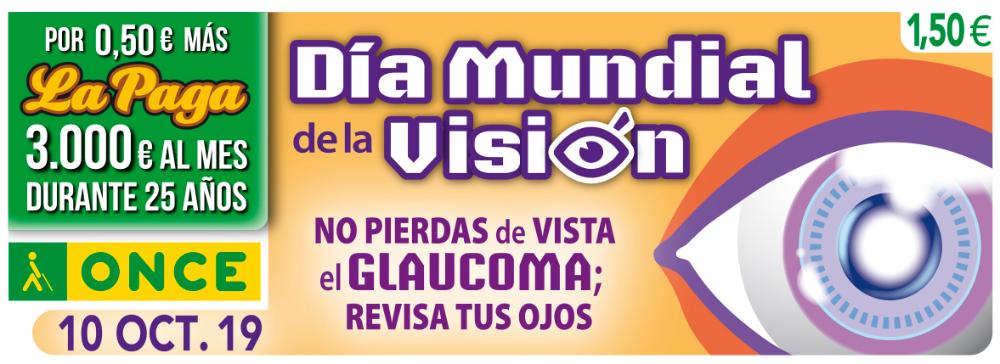 Cupón del 10 de octubre dedicado al Día Mundial de la Visión