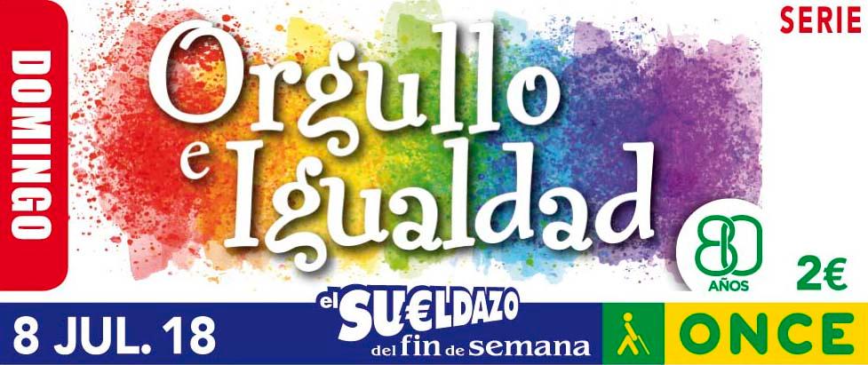 Cupón del 8 de julio dedicado al Día del Orgullo