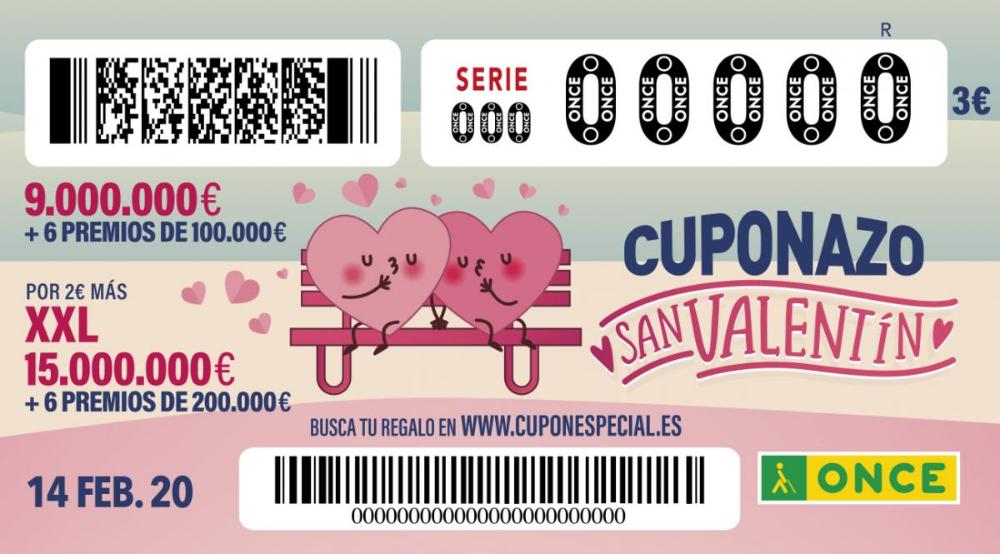 Cupón de San Valentín del 14 de febrero de 2020