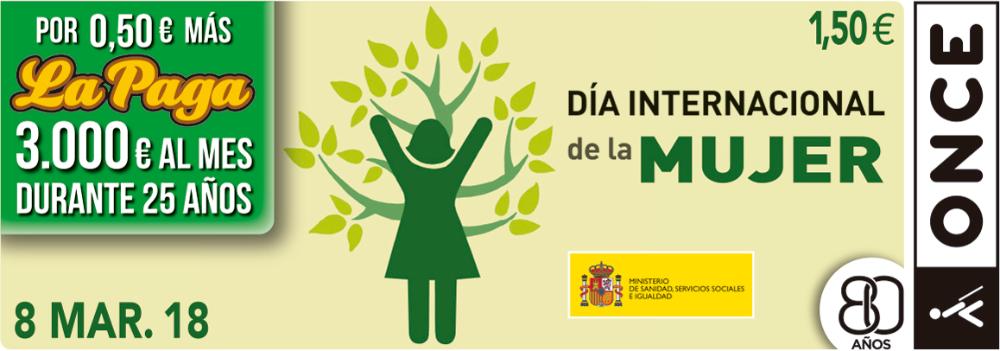 Cupón del 8 de marzo dedicado al Día Internacional de la Mujer