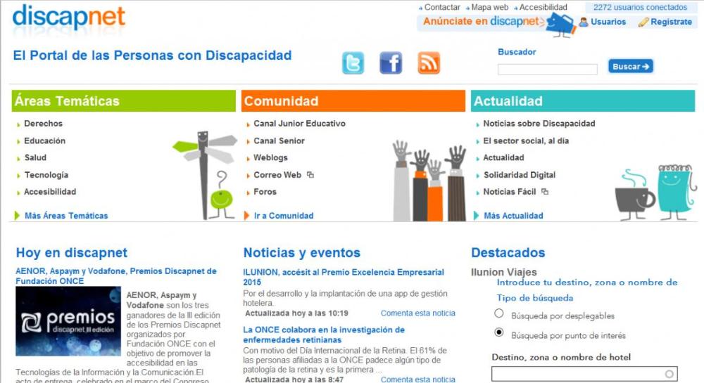 Imagen de la portada de Discapnet