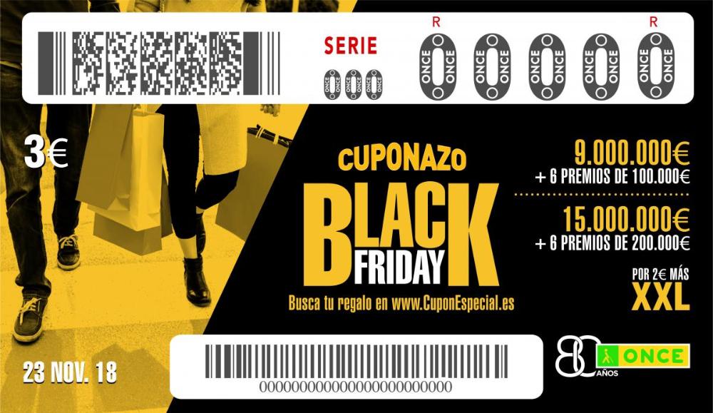 Cupón del 23 de noviembre dedicado al Black Friday