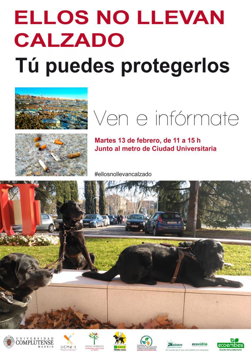 Cartel de la campaña 'Ellos no llevan calzado'