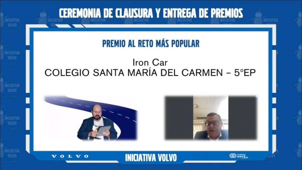Entrega de galardón al Reto Más Popular