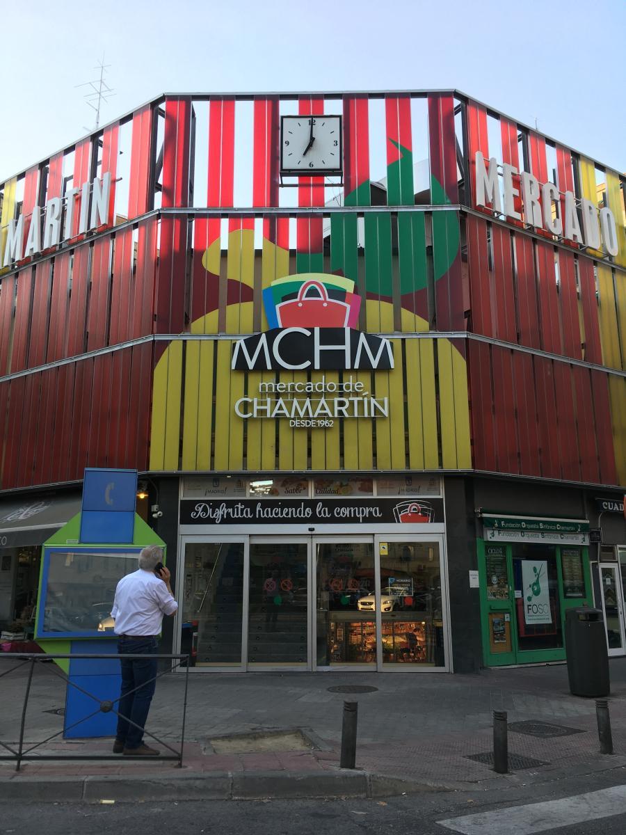 Fachada del Mercado de Chamartín