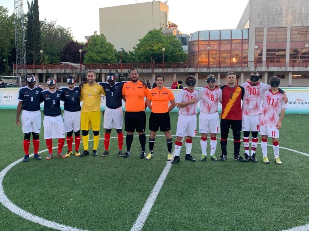 Posado de las dos selecciones