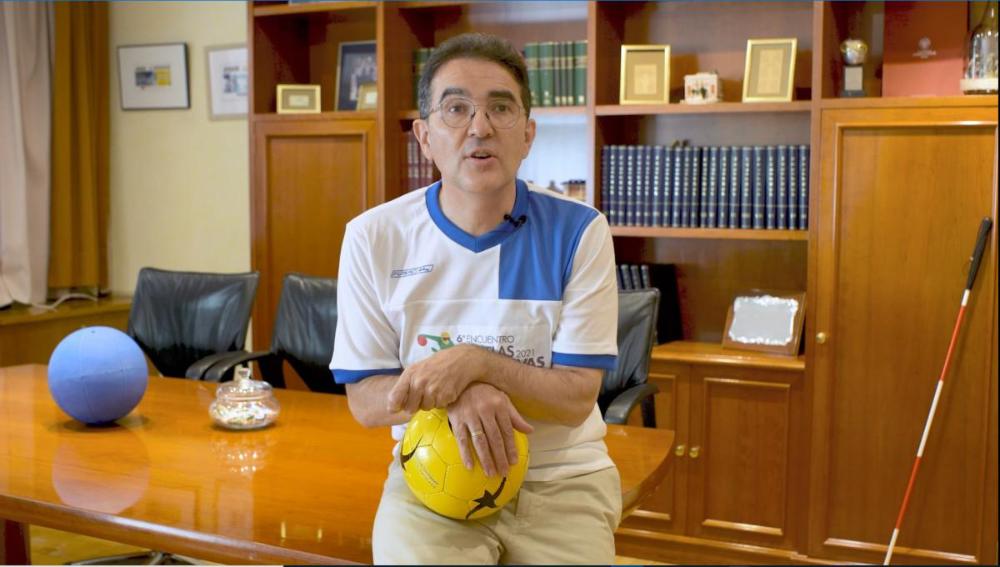 Andrés Ramos durante sus palabras