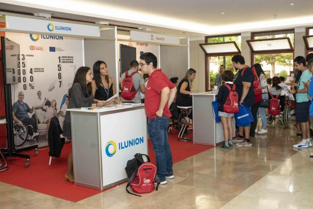 Estand de ILUNION dentro del Game de Empleo