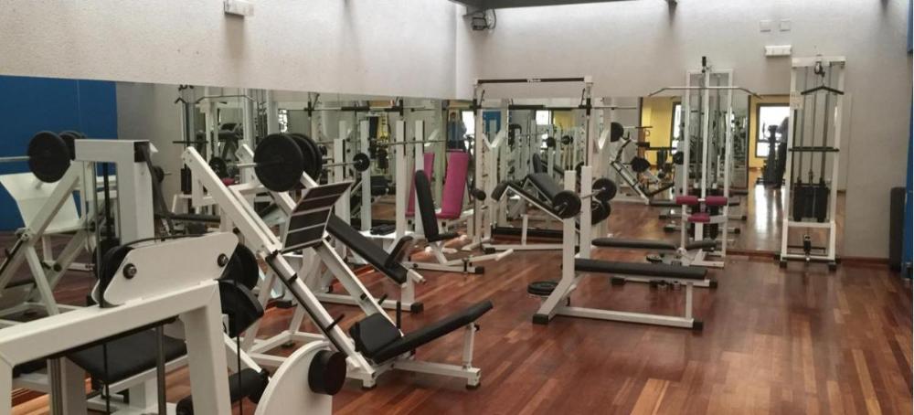 Parte de los aparatos de entrenamiento cedidos por ILUNION