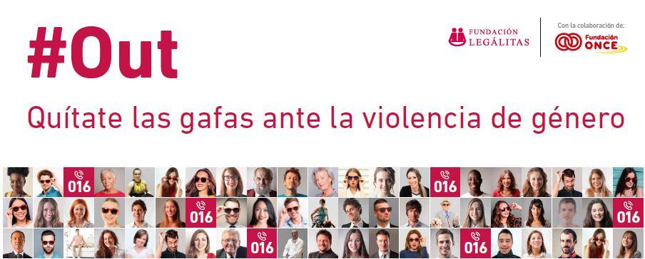 Panel de la campaña 'Quítate las gafas'