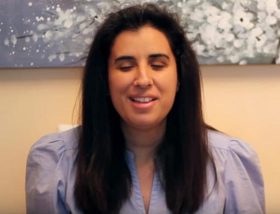 Fotograma del video donde aparece la imagen de Elizabeth Díaz