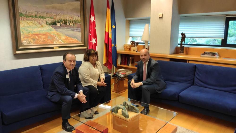 Reunión con el presidente de la Asamblea de Madrid