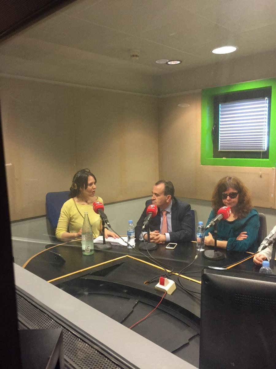 Luis Natalio Royo y Fátima Peinado durante su intervención