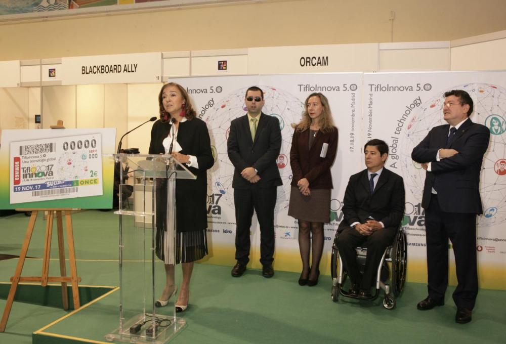 Momento de la inauguración oficial de TifloInnova 2017