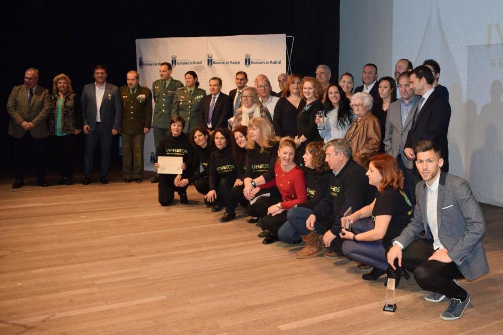 Foto de familia de todos los galardonados en los premios