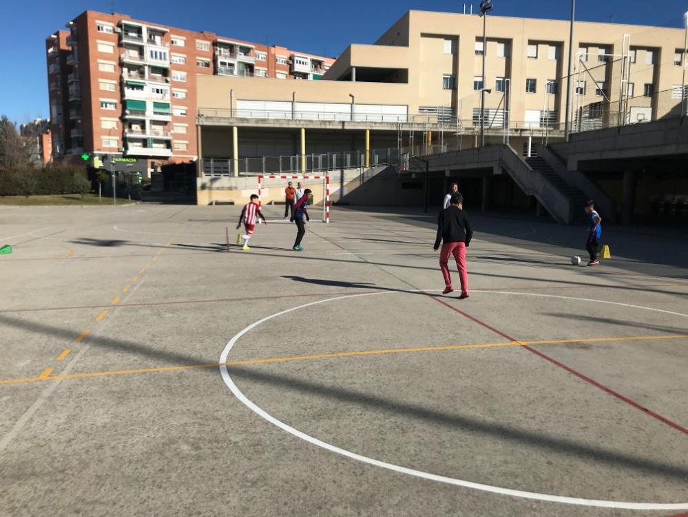 Un momento de la competición de Fútbol Sala