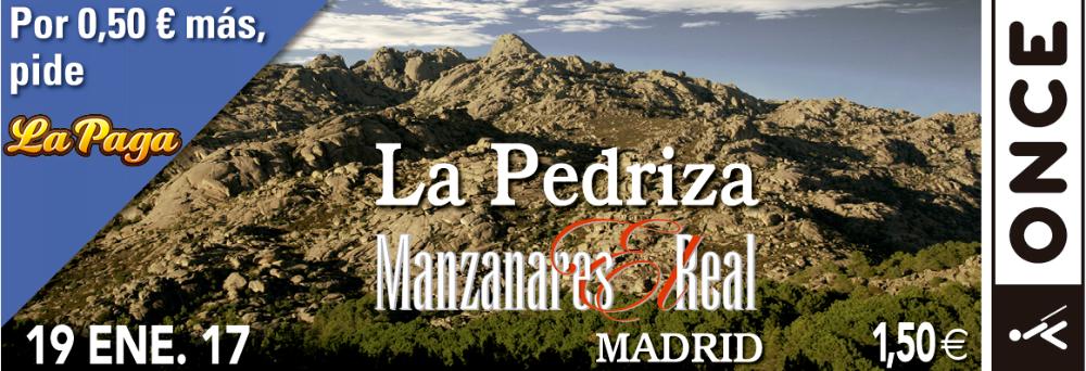 Cupón del 19 de enero dedicado a La Pedriza