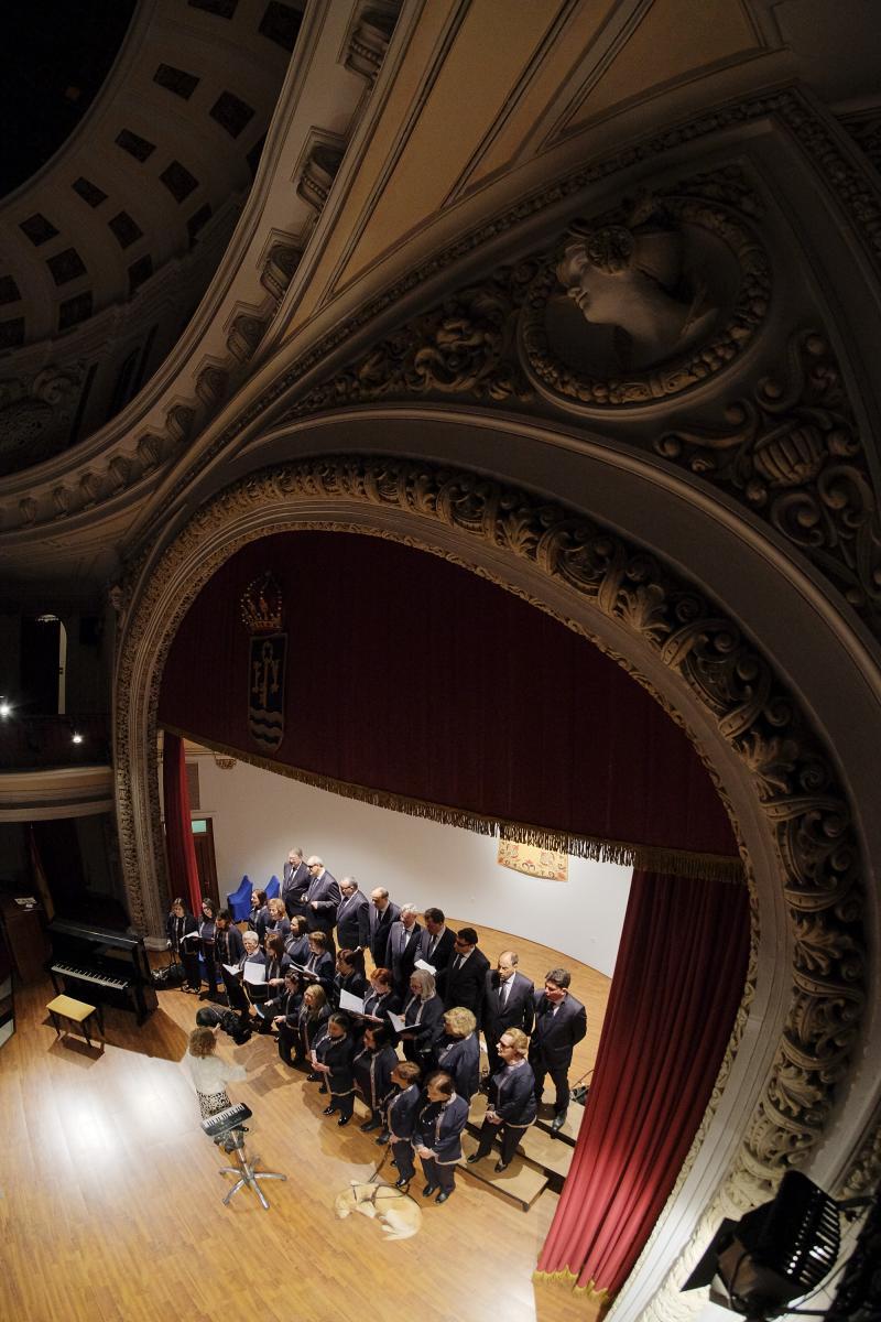 El Orfeón visto desde lo alto del teatro