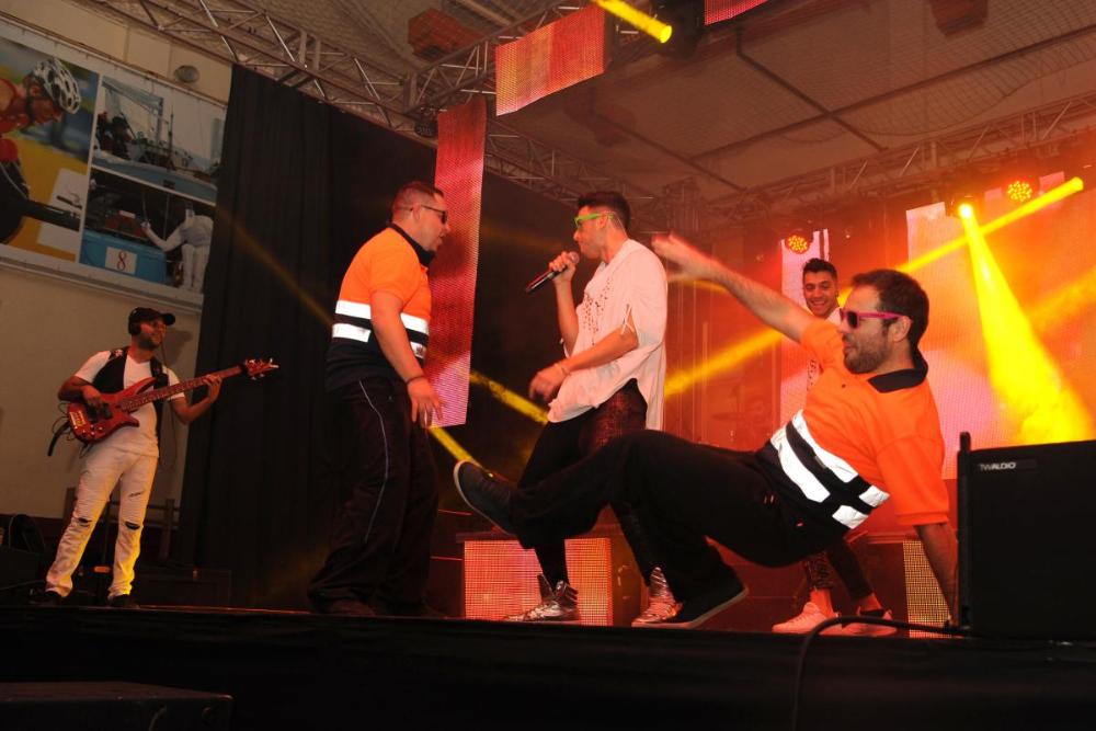 La Orquesta Vulkano durante uno de sus bailes