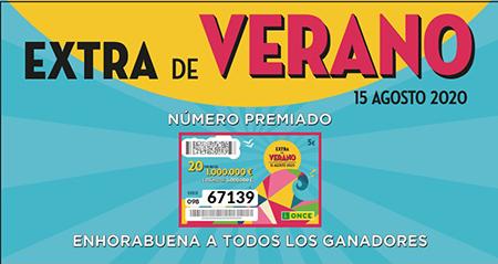 Número ganador del Sorteo Extra de Verano