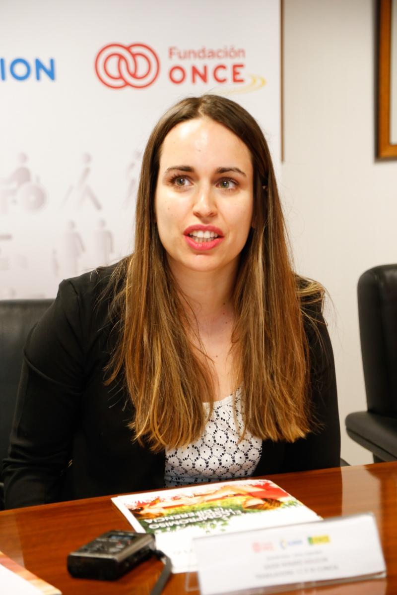 Saioa Minayo durante la presentación del IVC 2016