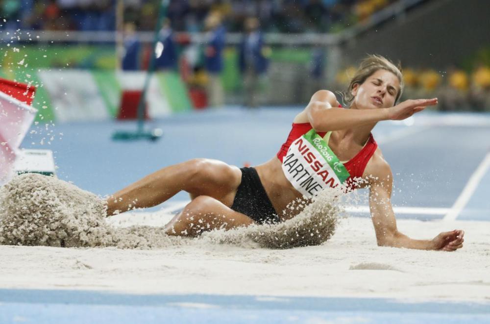 Sara Martínez en un momento de su competición en Río