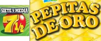 Imagen de los logos Siete y Media y Pepitas de Oro