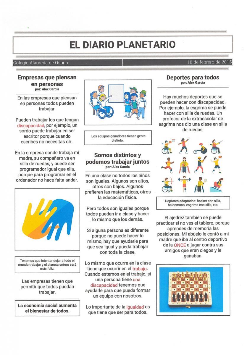 Trabajo del colegio Alameda de Osuna (Categoría A)