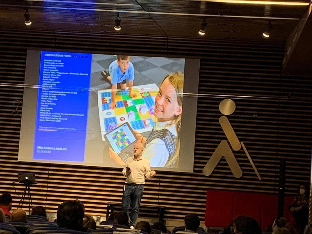 Un momento de la charla de Javi Andrés