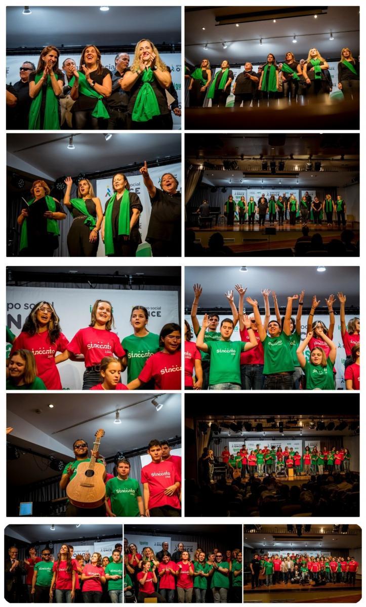 Collage con varios momentos de las actuaciones de Fermín Gurbindo y Staccato