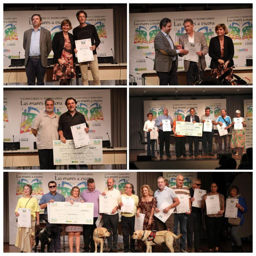 Collage con varios momentos de la gala