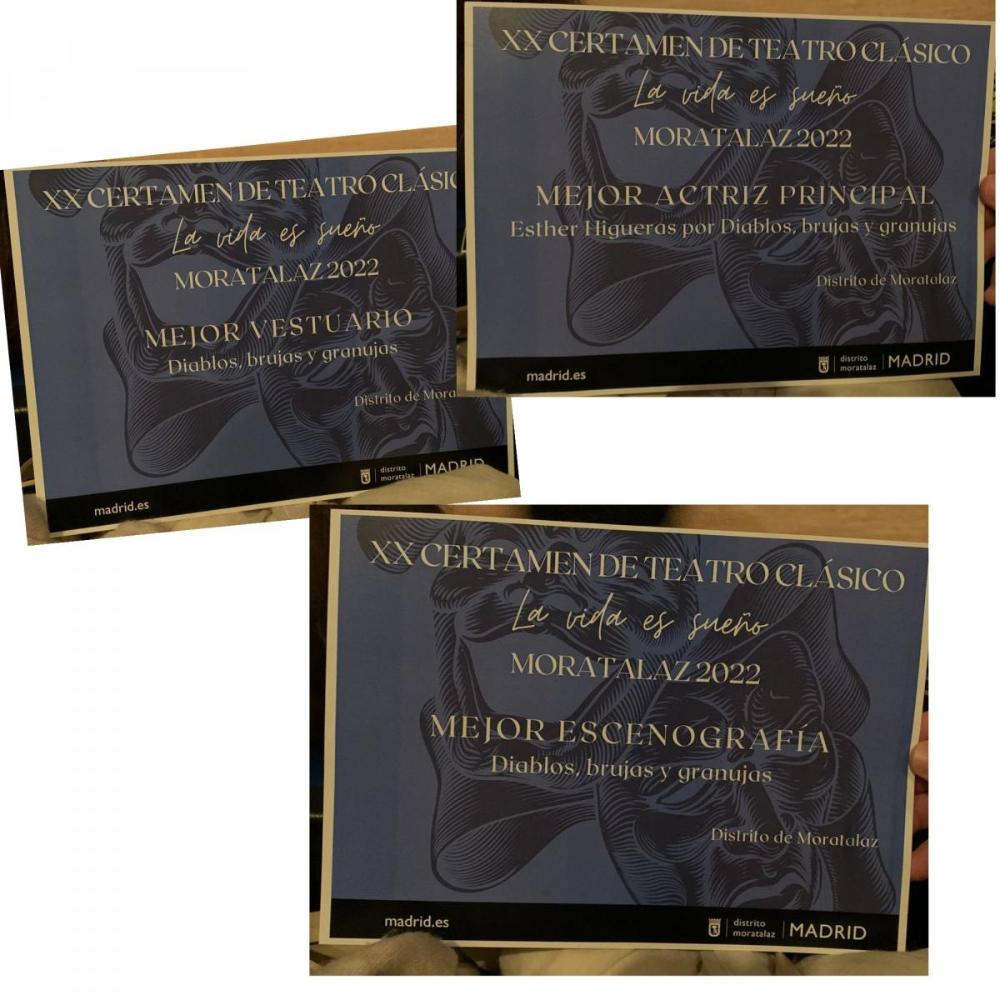 Diplomas recibidos en Moratalaz