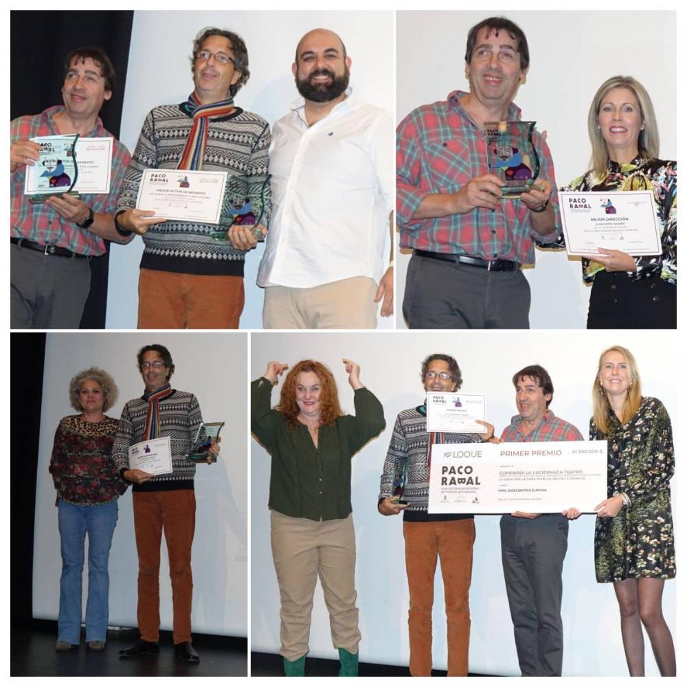 Collage entrega de Premios a La Luciérnaga en Águilas