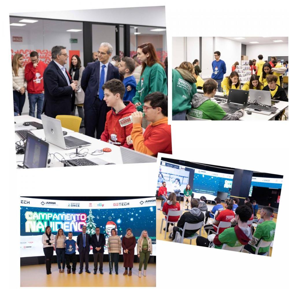 Collage visita del consejero