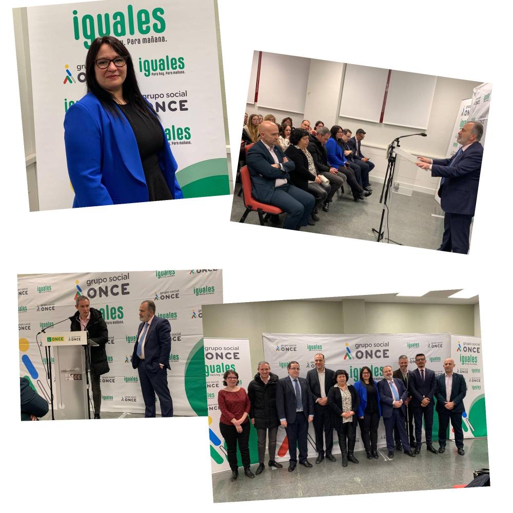 Varios momentos de la presentación de Irene Pascual