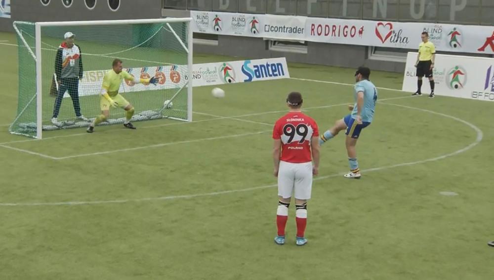 Jugada de la selección española de fútbol