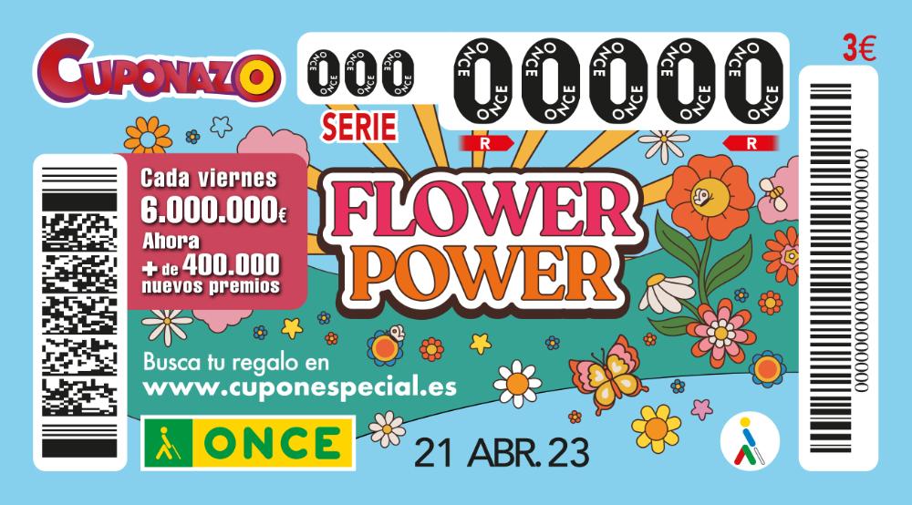 Cupón dedicado al Flower Power