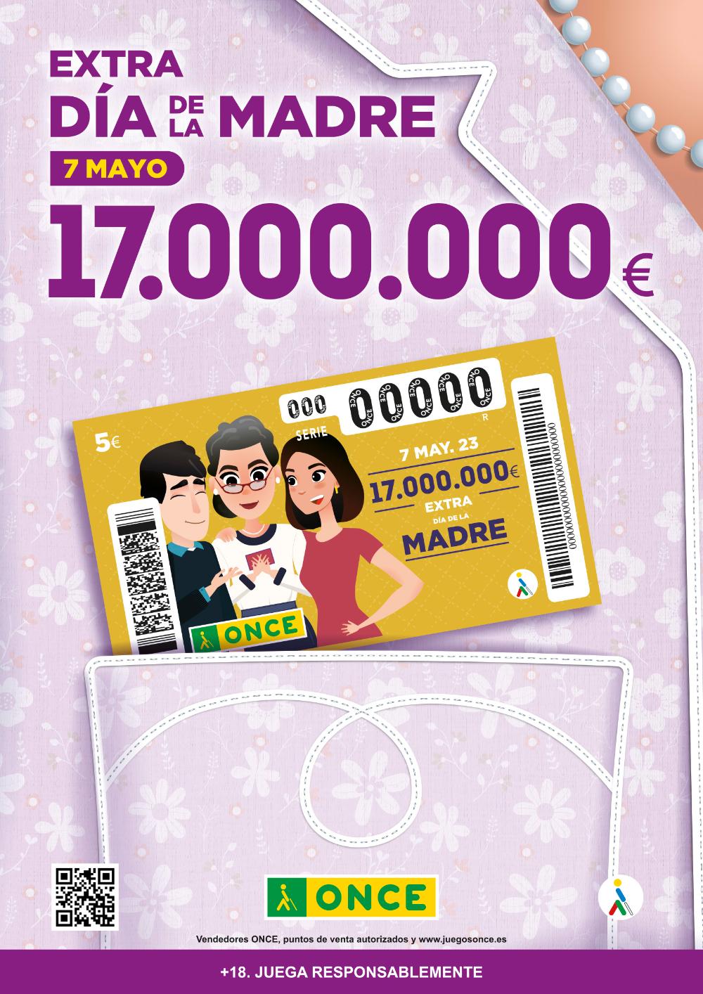 Cartel Sorteo Extra de la Madre 2023