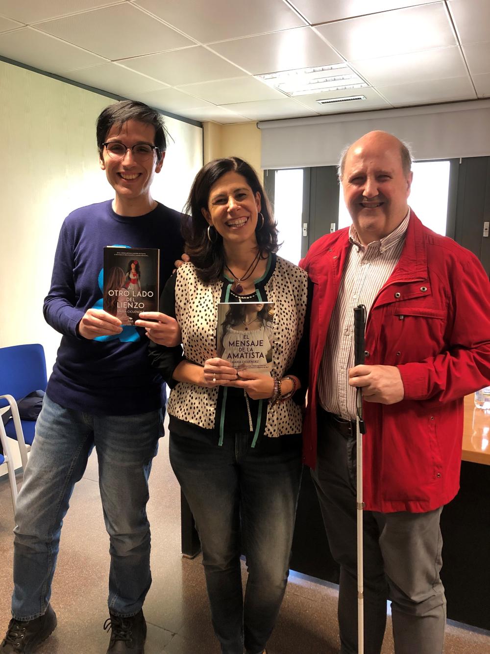 Juan Carlos Villanueva, María Circuéndez y Alberto Gil