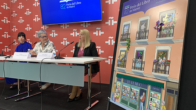 Momento de la presentación del cartel de la 82 Feria del Libro