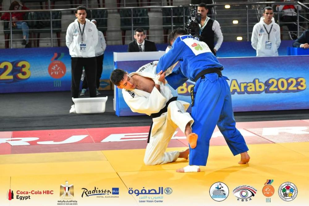 Daniel Gavilán en un momento del combate