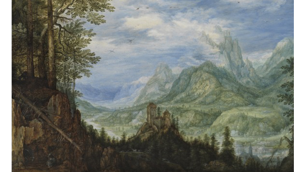 Uno de los paisajes expuestos en el Thyssen