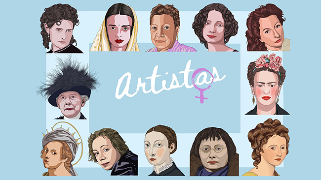 CABRÉ I COLL, Alba (Alba CeColl). Berthe Morisot, Amrita Sher-Gil, María Blanchard, Frida Kahlo, Mary Cassatt, Gerda Wegener, Artemisia Gentileschi, Käthe Kollwitz, Sofonisba Anguissola, Angelika Kauffmann, Loïs Mailou Jones y Remedios Varo
