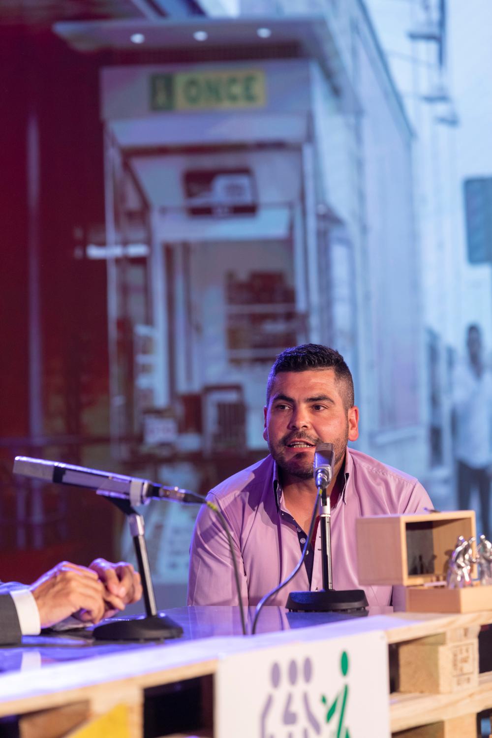 Alberto Toledano en un momento de su intervención