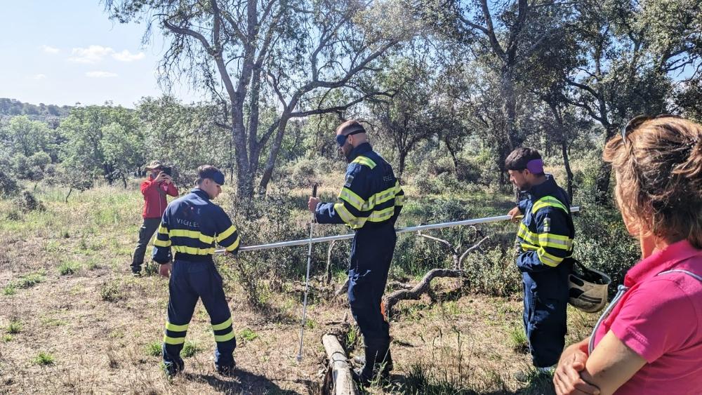 Prácticas de guiado de personas ciegas