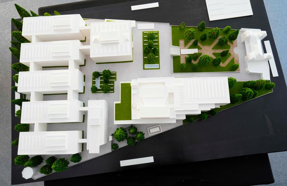 Maqueta en relieve del complejo
