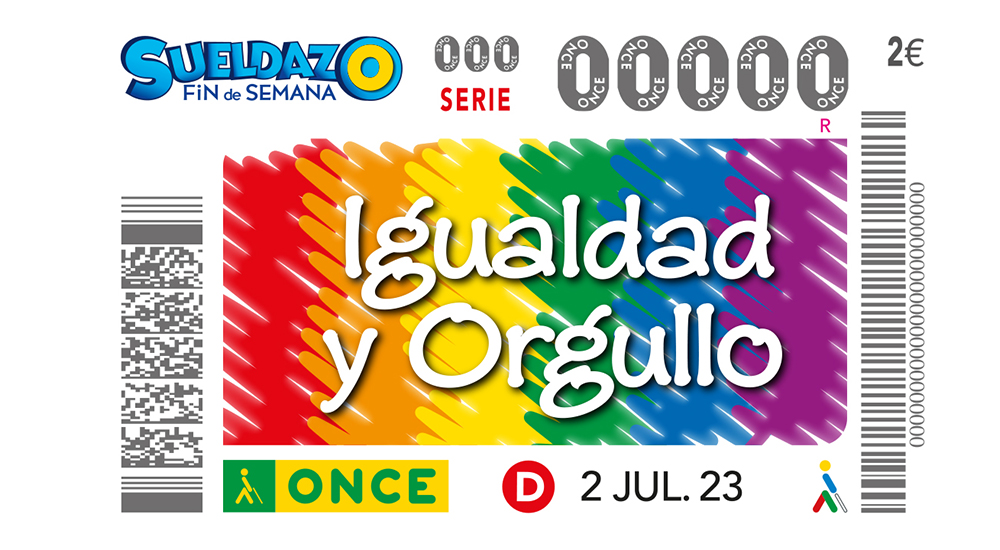 Cupón del 2 de julio dedicado al Día del Orgullo