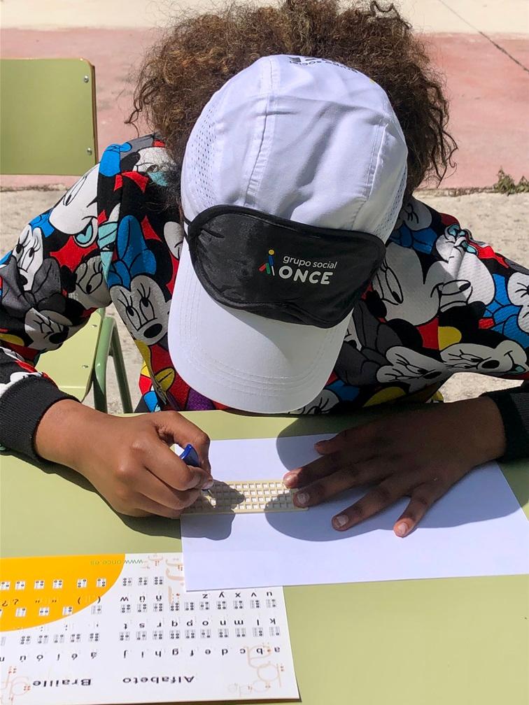 Uno de los participantes en el Concurso Escolar ONCE