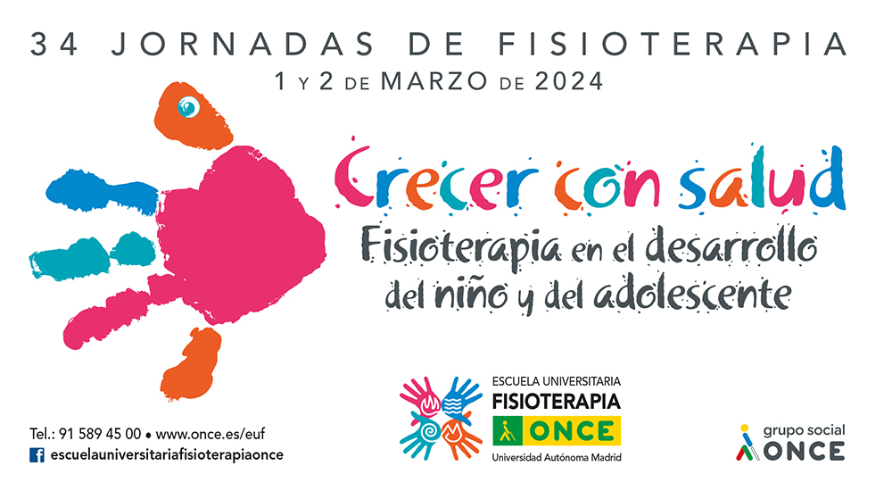Cartel de las 34 Jornadas de Fisioterapia